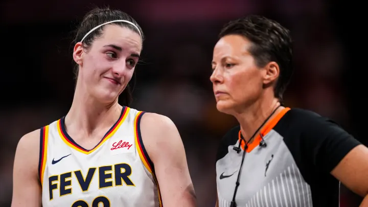 Caitlin Clark Gets Trucked on an Illegal Screen, Responds with Tongue Out and Another WNBA Record