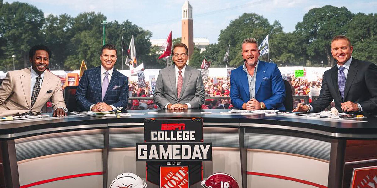 Nick Saban on College GameDay