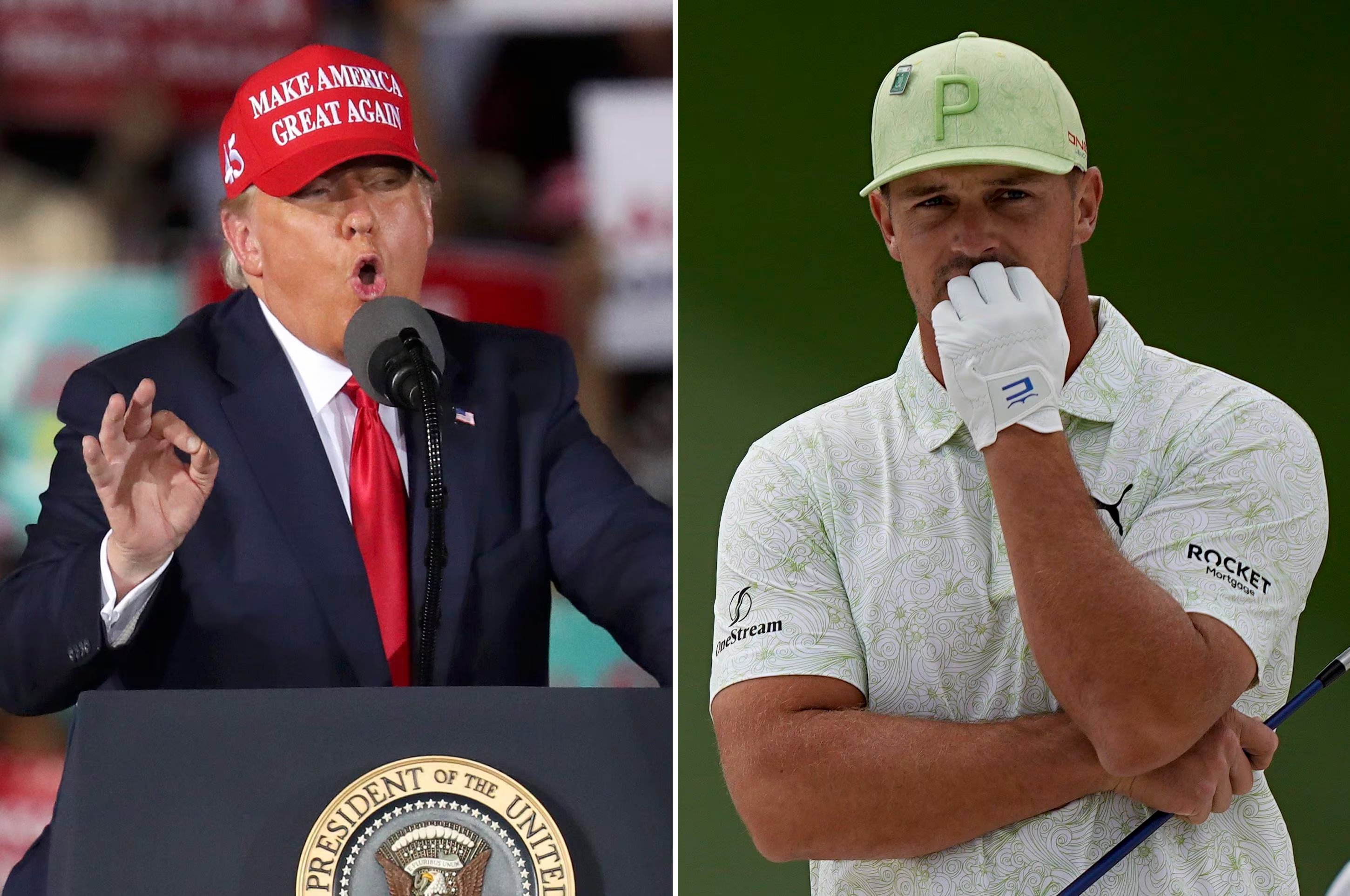 Bryson DeChambeau Tees It Up with Donald Trump in New YouTube Series Episode