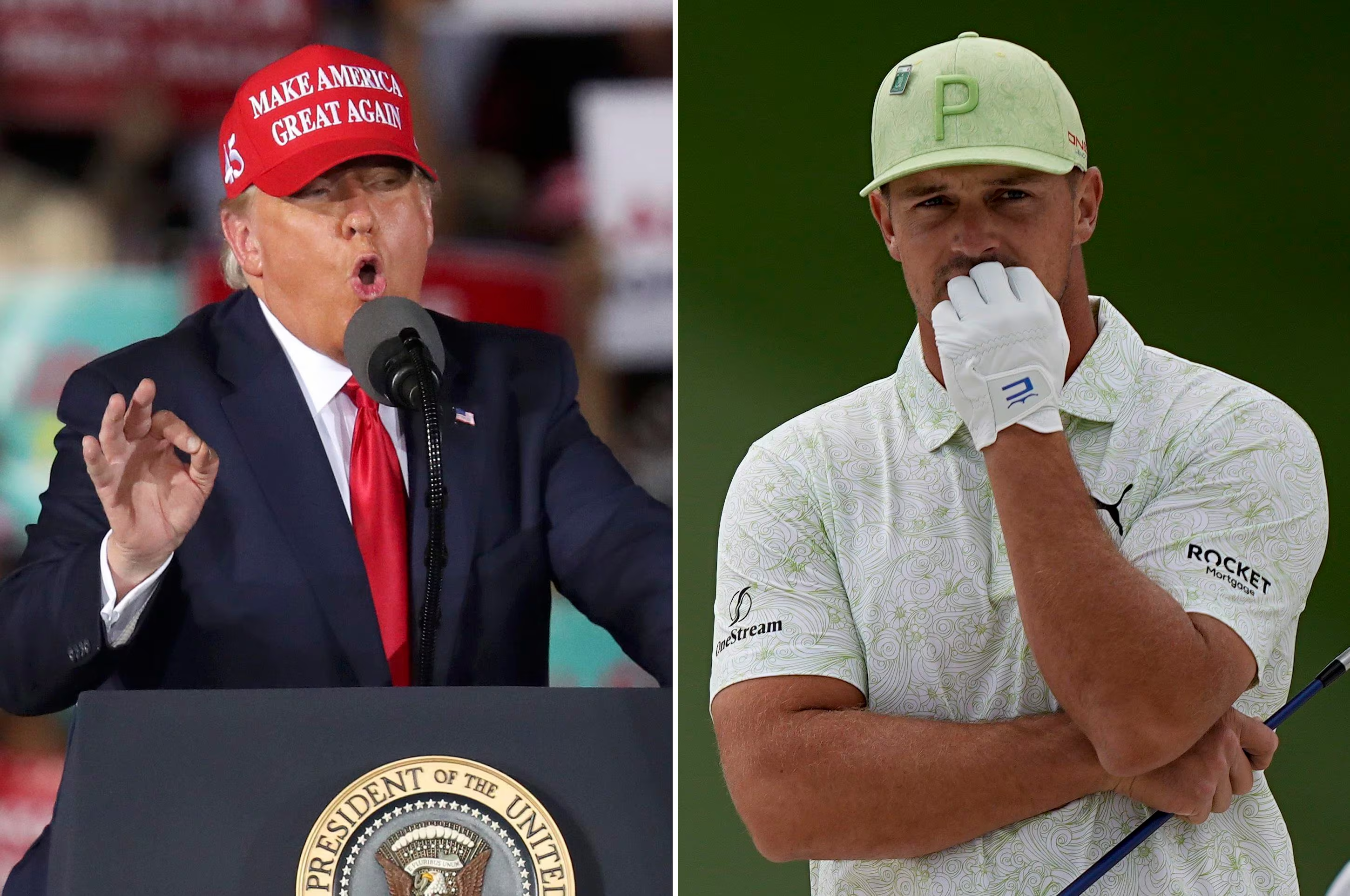 Bryson DeChambeau Trump Golf